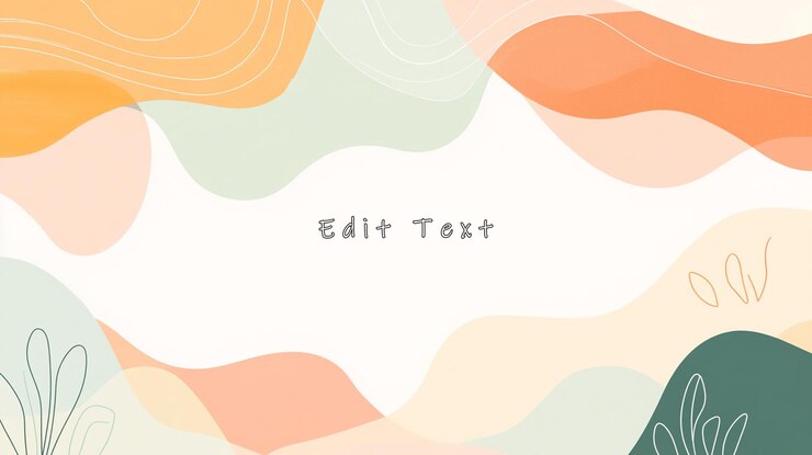PSD fundo de onda pastel abstrato com espaço de cópia