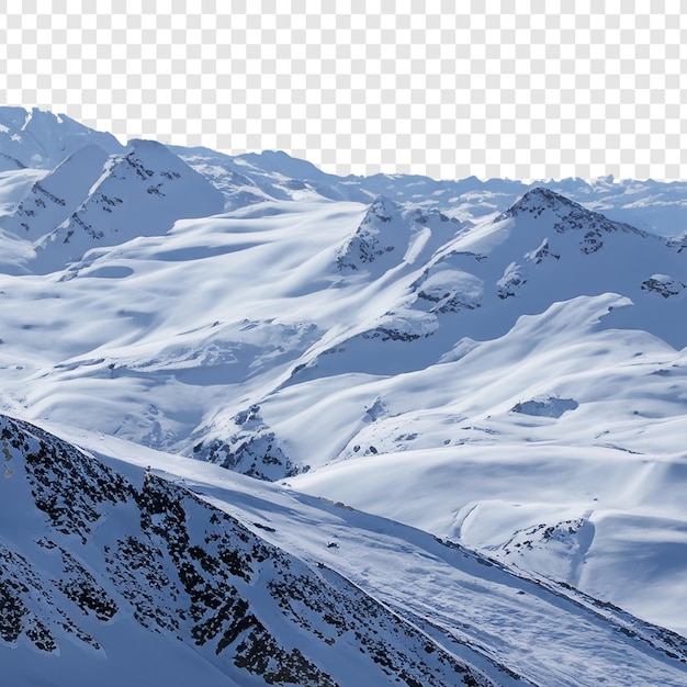 PSD fundo de paisagem de neve