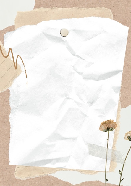 Fundo de papel rasgado de scrapbook vintage
