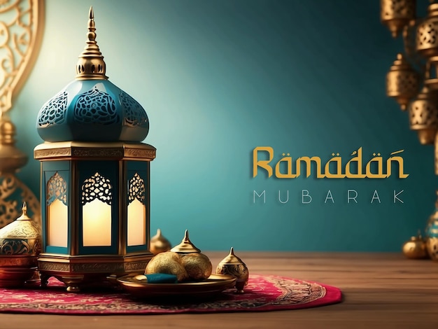 Fundo de ramadan para cartão de presente