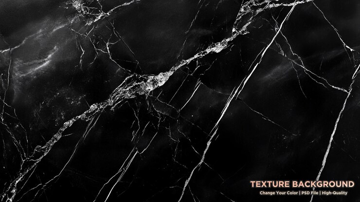PSD fundo de textura de mármore preto