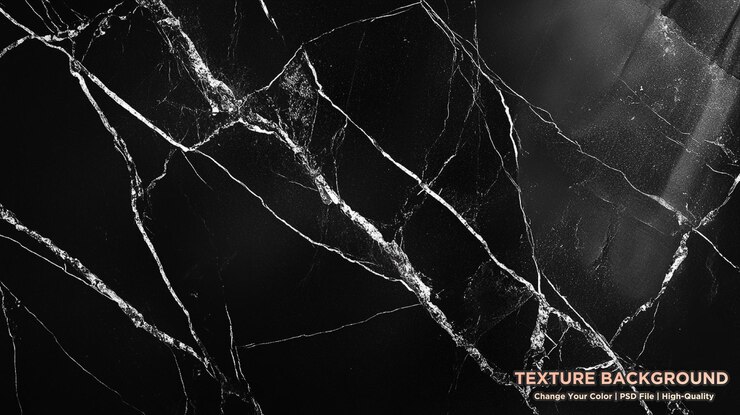 PSD fundo de textura de mármore preto