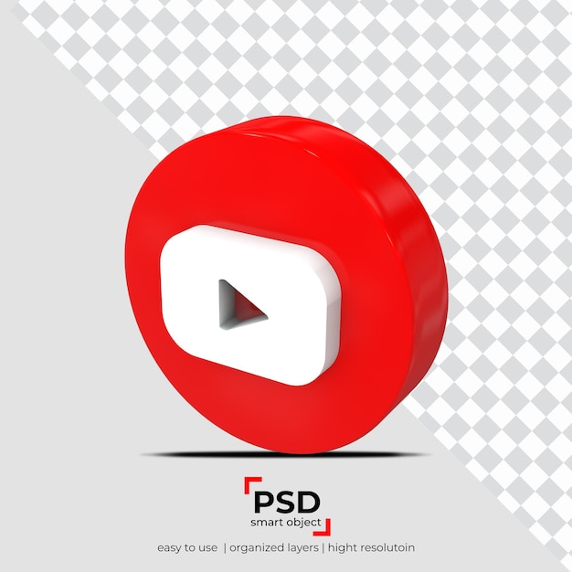 Fundo de transparência do aplicativo de visualização aérea do YouTube e objetos flutuantes