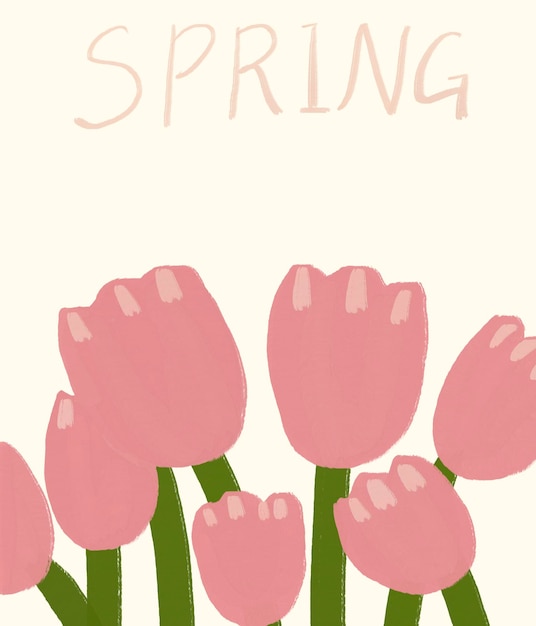 fundo de tulipa