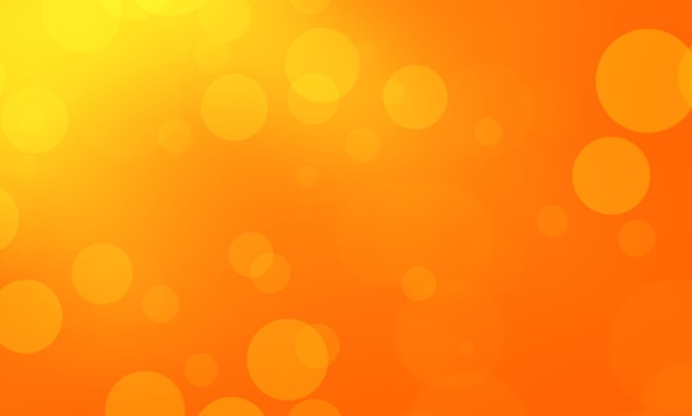 Fundo de verão laranja com bokeh