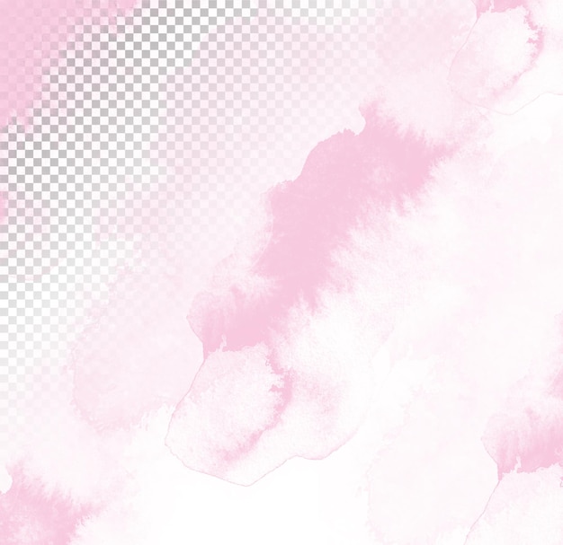 PSD fundo decorativo de aquarela abstrata rosa