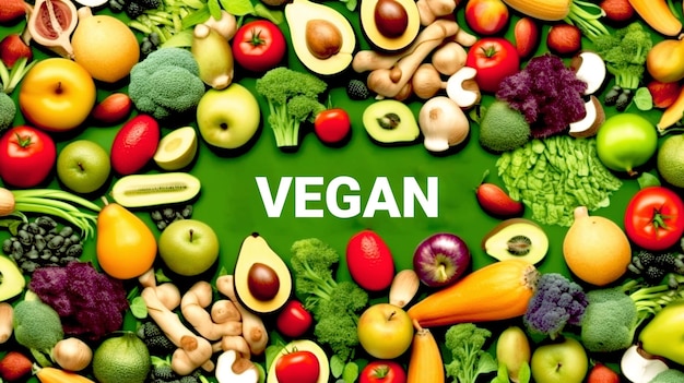 PSD fundo do dia mundial do vegan