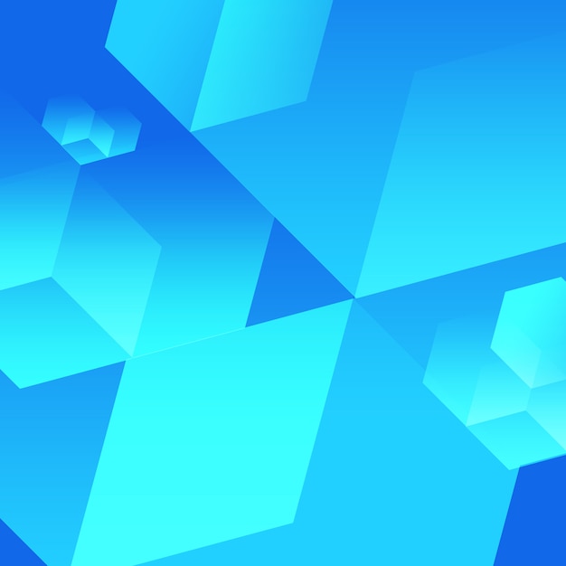 Fundo do teste padrão cubo azul