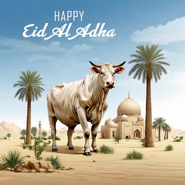 Fundo feliz de eid al adha