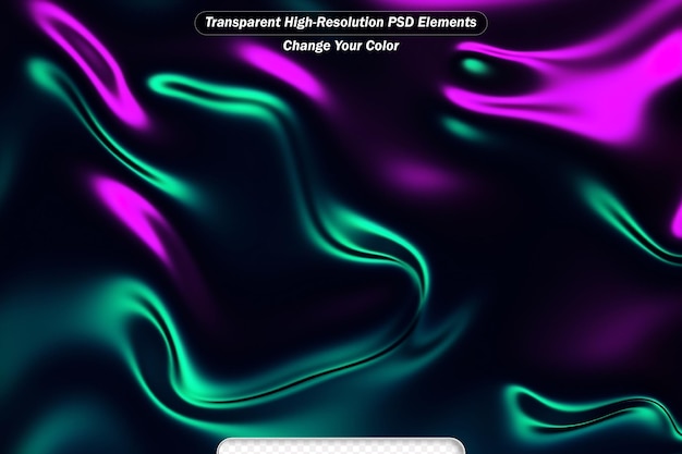 PSD fundo geométrico de néon abstrato líquido de gradiente ondulado