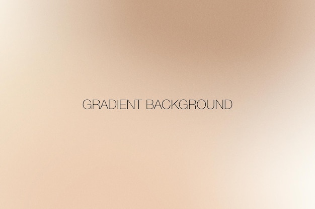 Fundo gradiente abstrato nu e bege com textura granulada PSD