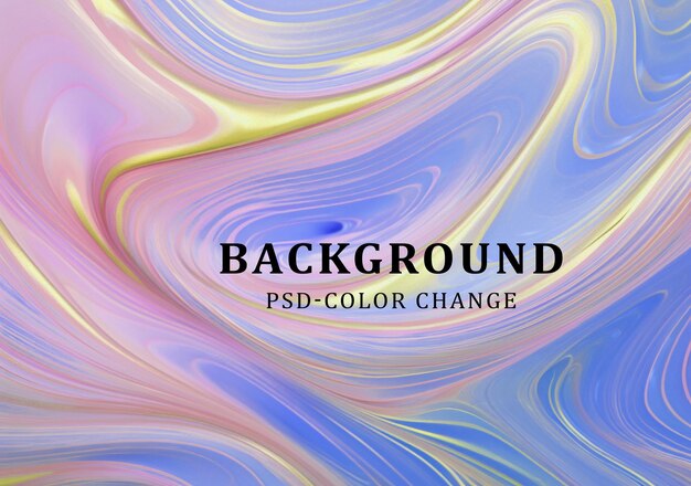 PSD fundo holográfico abstrato e elegante