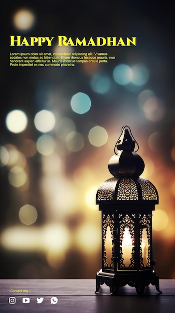 PSD fundo islâmico para ramadan eid fitr bandeira saudação eid al adhalamic evento iftar tempo