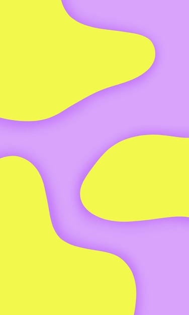Fundo roxo-amarelo curvo abstrato