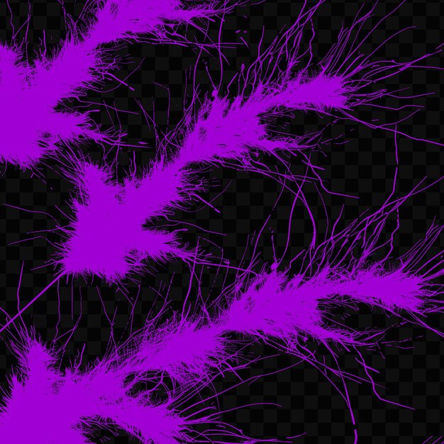 Fundo roxo e preto com um desenho roxo e o fundo rojo e preto