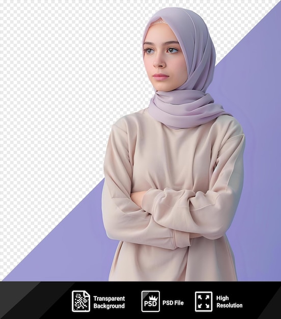 Fundo transparente com isolado menina determinada enfrentando um desafio invisível png