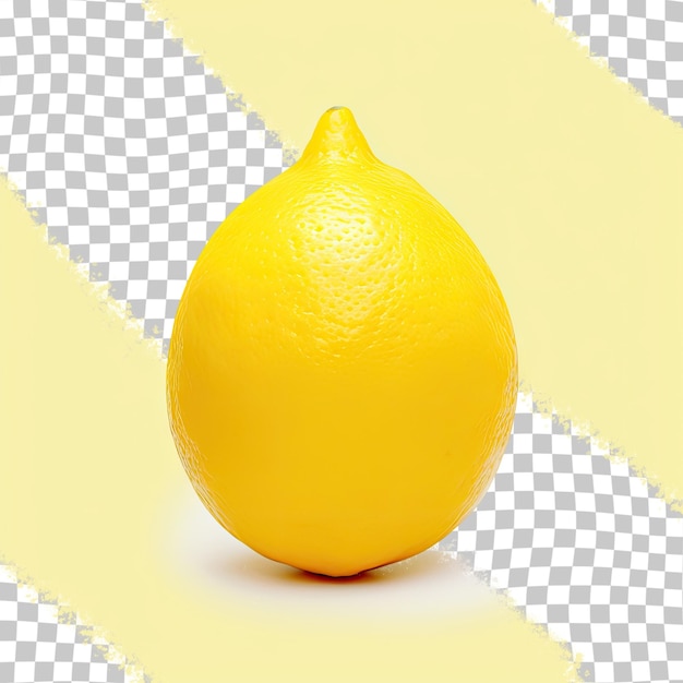 Fundo transparente com limão