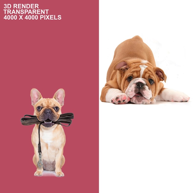 fundo transparente de cão e gato