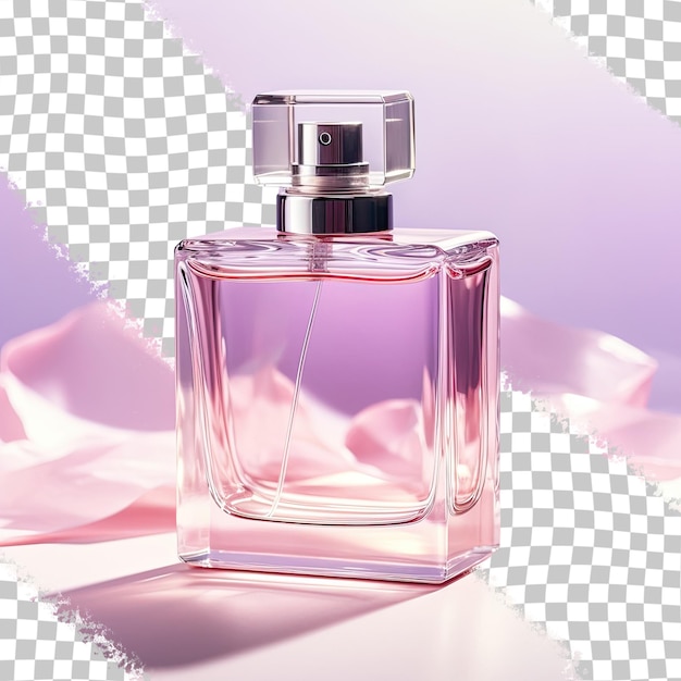 Fundo transparente de fragrância