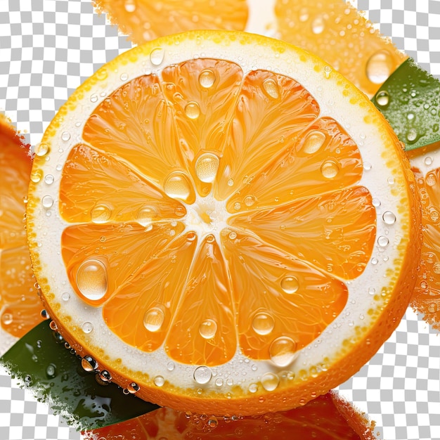 PSD fundo transparente de frutas cítricas