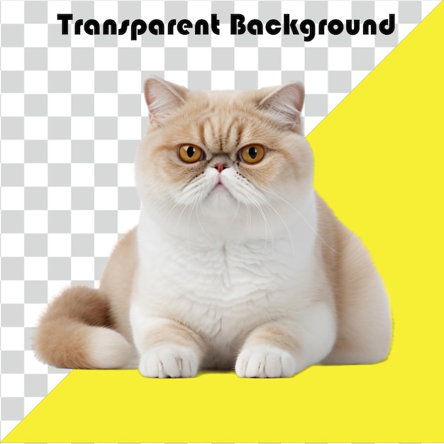 PSD fundo transparente de gato psd