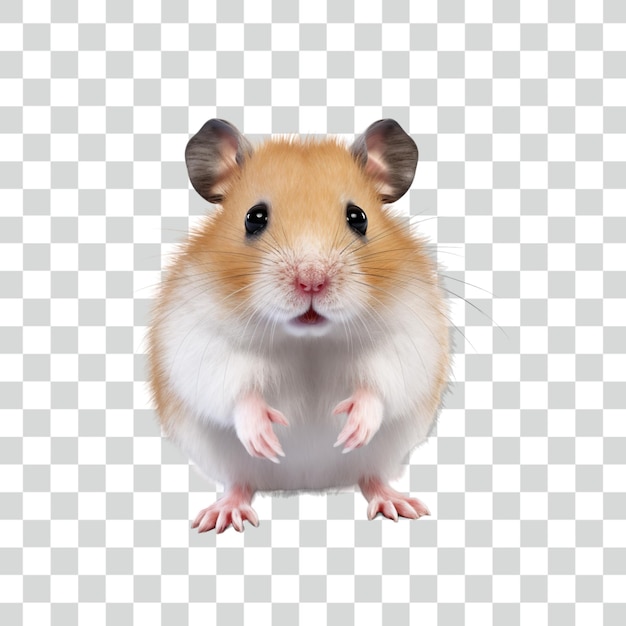 Fundo transparente de hamster PSD