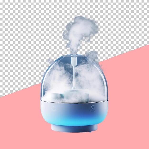 Fundo transparente de objeto isolado umidificador