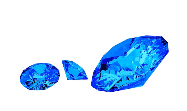 fundo transparente de pedras preciosas azuis ou diamantes