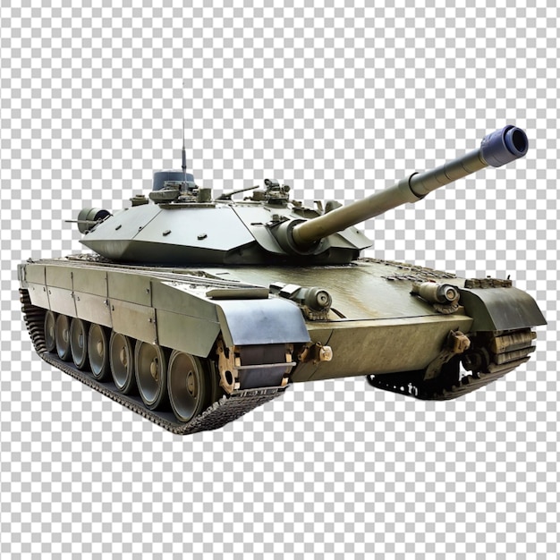 PSD fundo transparente do tanque do exército