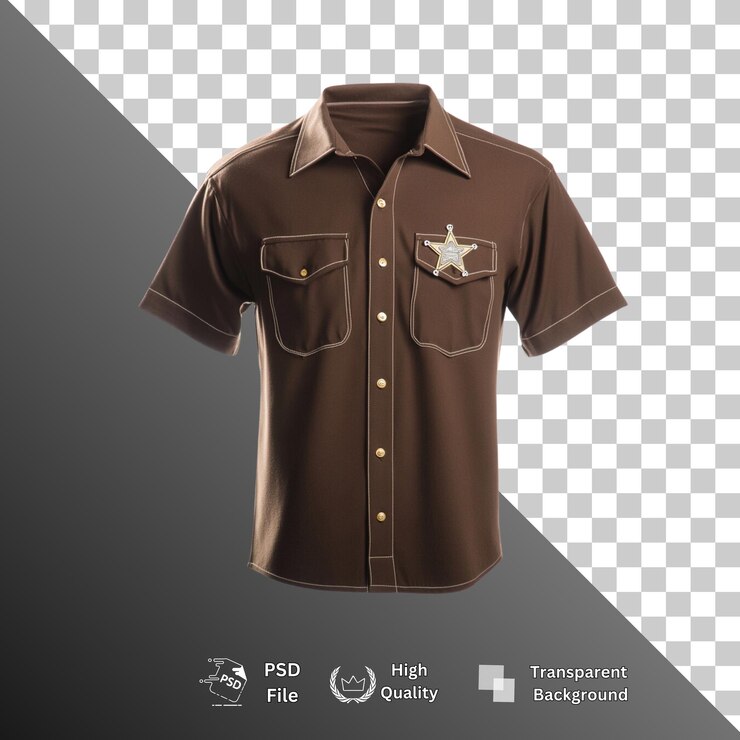 PSD fundo transparente isolado da camisa