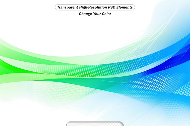 PSD fundo transparente moderno e futurista azul transparente