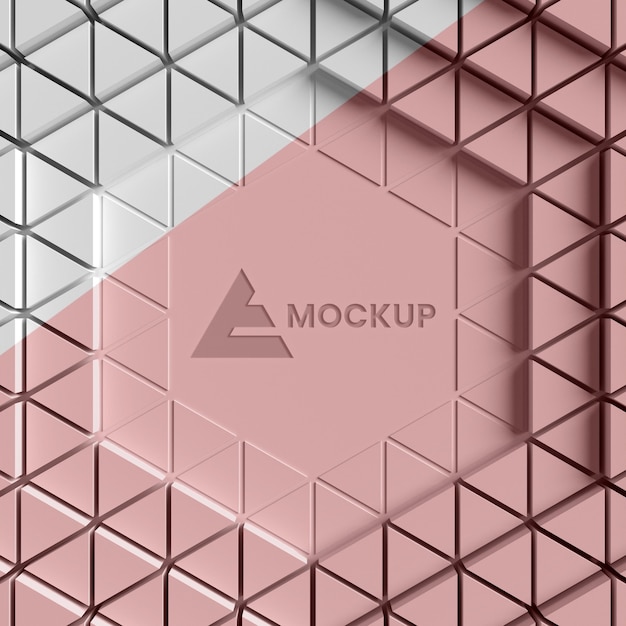 PSD fundo triangular 3d