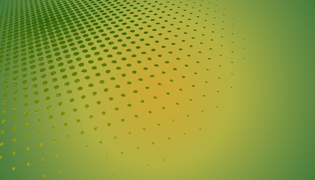 PSD fundo verde e amarelo com pontos e fundo verde