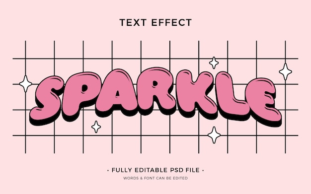 Funkelnder Text-Effekt