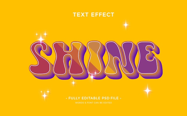 Funkelnder Text-Effekt