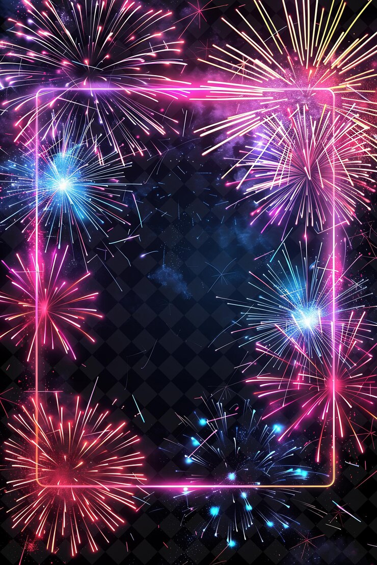 PSD fuochi d'artificio per il nuovo anno