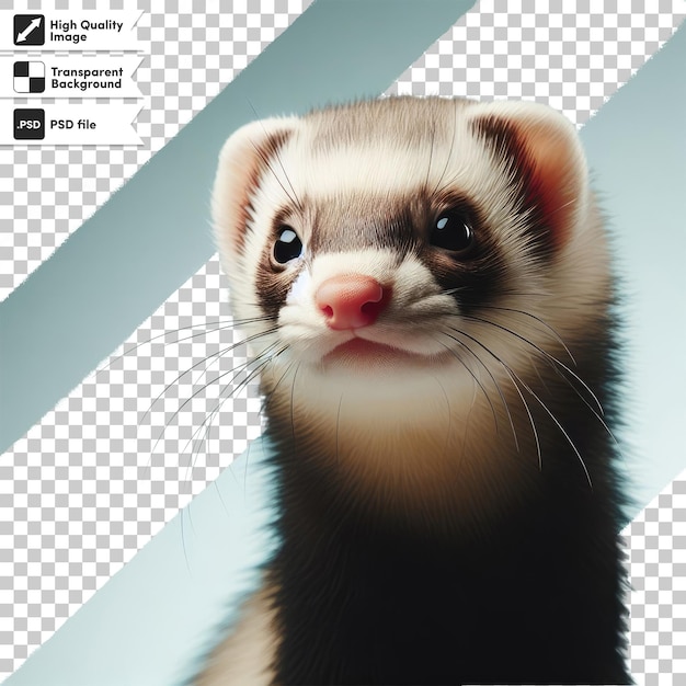 PSD un furet du psd sur un fond transparent