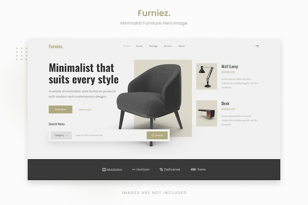 Furniez Soft Minimalist Furniture Hero Bild