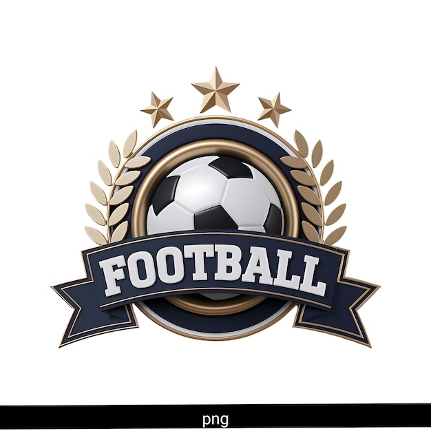 Fußball-Logo-Abzeichen für die Sportmeisterschaft