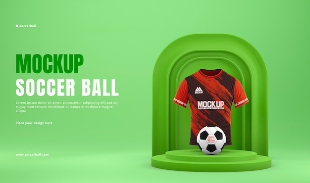 Fußball-mockup-design