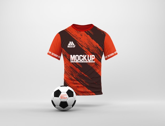 Fußball-mockup-design