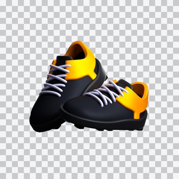 PSD fußballschuhe 3d-illustration