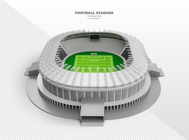 PSD fußballstadion in 3d realistisch rendern