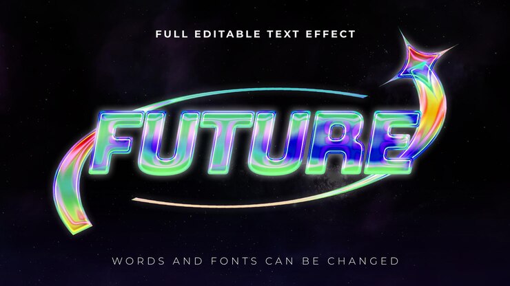 Future Y2K Text Effect
