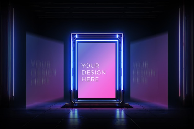 Futurista Billboard Mokcup