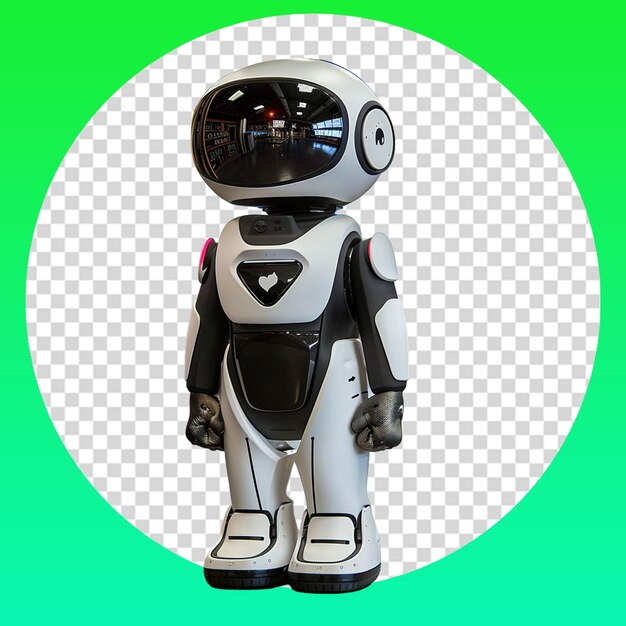 futurista sin gente robot