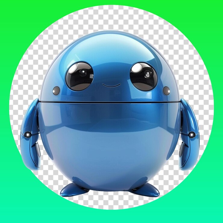PSD futurista sin gente robot