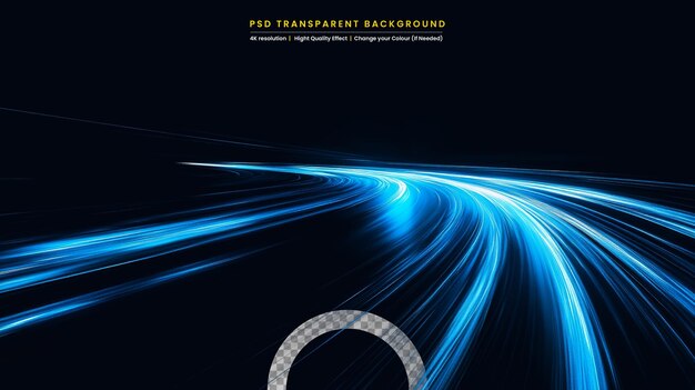 Futuristic abstract defocus flowing data matrix telemetry technology background