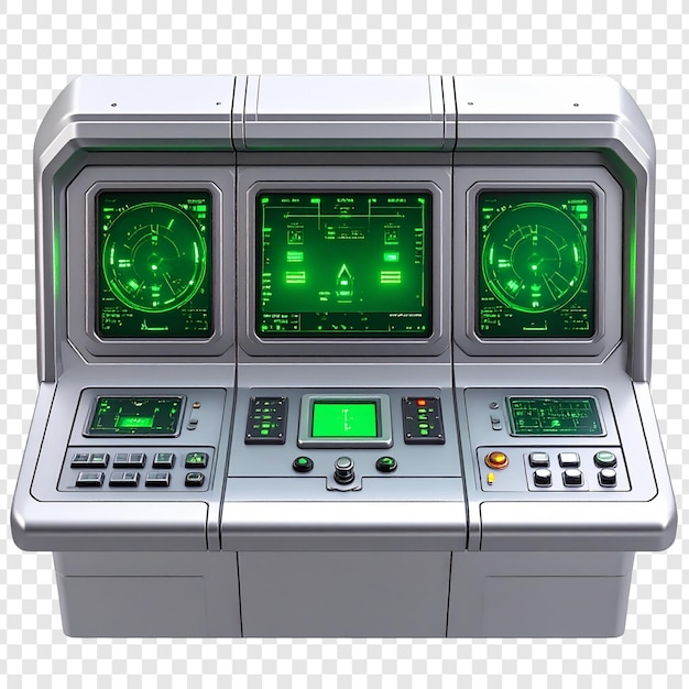 Futuristic control panel design illustration