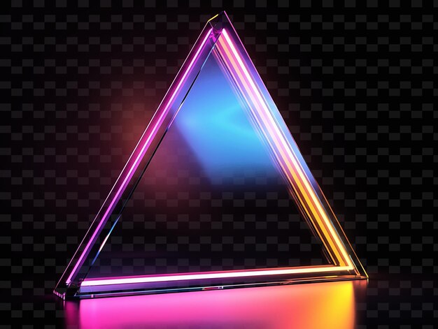 Futuristic prism signboard com um prismo em forma de tabuleiro elegante f y2k shape creative signboard decor